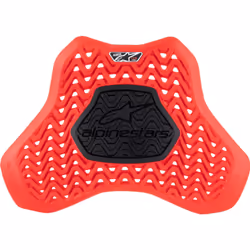 Alpinestars Nucleon Plasma Racing Plastron, noir-rouge, taille L pour Hommes