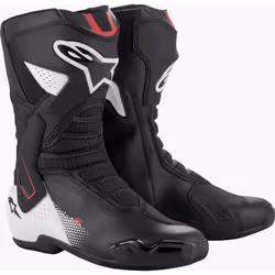Alpinestars SMX-6 V3 Graphic Bottes de moto, noir-blanc, taille 48 pour Hommes