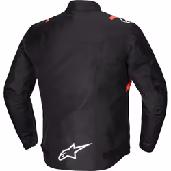Alpinestars T-SPS V2 Blouson textile de moto imperméable, noir-rouge, taille M pour Hommes