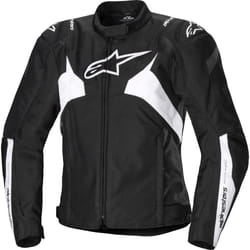 Alpinestars Stella T-Jaws V4 imperméable dames motocycle textile veste, noir-blanc, taille XL pour Femmes