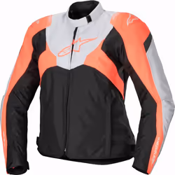 Alpinestars Stella T-Jaws V4 imperméable dames motocycle textile veste, noir-gris-rose-orange, taille XS pour Femmes - Vue supplémentaire 2