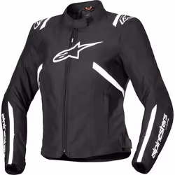 Alpinestars Stella T-SPS V2 imperméable dames moto textile veste, noir-blanc, taille S pour Femmes