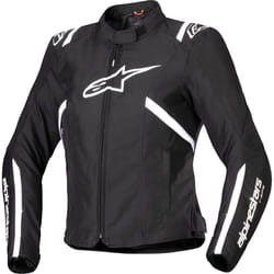 Alpinestars Stella T-SPS V2 imperméable dames moto textile veste, noir-blanc, taille XL pour Femmes