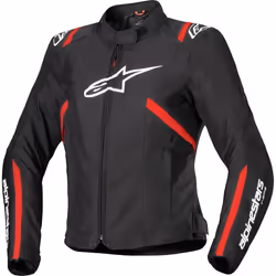 Alpinestars Stella T-SPS V2 imperméable dames moto textile veste, noir-rouge, taille M pour Femmes