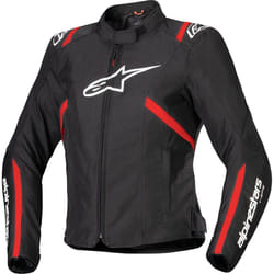 Alpinestars Stella T-SPS V2 imperméable dames moto textile veste, noir-rouge, taille M pour Femmes