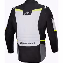 Alpinestars ST-1 Veste textile de moto imperméable, noir-gris-jaune, taille 4XL pour Hommes