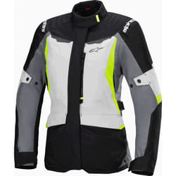 Alpinestars Stella ST-1 imperméable dames moto textile veste, noir-gris-jaune, taille M pour Femmes