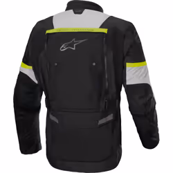 Alpinestars Bogota Pro Drystar® veste textile de moto impermÃ©able, noir-gris-jaune, taille 4XL pour Hommes