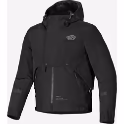 Alpinestars Mootant WP Veste textile de moto imperméable, noir, taille 2XL pour Hommes