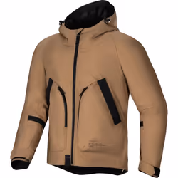 Alpinestars Morush Blouson de moto imperméable, brun, taille XL pour Hommes