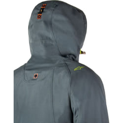 Alpinestars Morush Blouson de moto imperméable, gris, taille 3XL pour Hommes