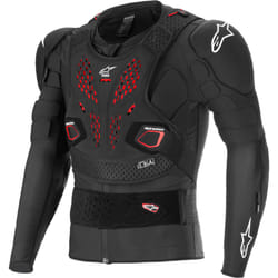 Alpinestars Bionic Pro V3 Plasma Veste de protection, noir-rouge, taille L pour Hommes