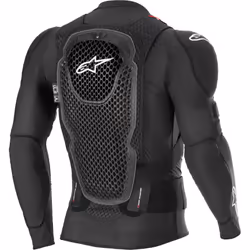 Alpinestars Bionic Pro V3 Plasma Veste de protection, noir-rouge, taille 2XL pour Hommes
