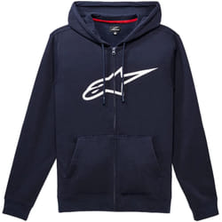 Alpinestars Ageless V3 Sweat à capuche zippé, blanc-bleu, taille XL pour Hommes