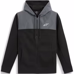 Alpinestars Reckoning Sweat à capuche zippé, noir-gris, taille M pour Hommes