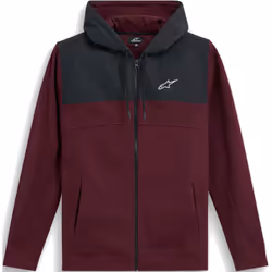 Alpinestars Reckoning Sweat à capuche zippé, rouge, taille 2XL pour Hommes