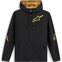 Alpinestars Sessions V3 Sweat à capuche zippé, noir-or, taille XL pour Hommes