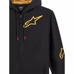 Alpinestars Sessions V3 Sweat à capuche zippé, noir-or, taille XL pour Hommes