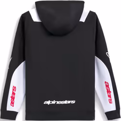 Alpinestars Sessions V3 Sweat à capuche zippé, noir-blanc-rouge, taille S pour Hommes