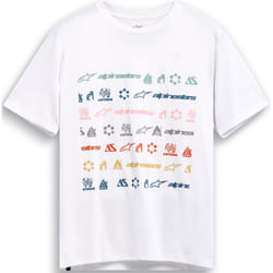 Alpinestars Glyfs CSF T-shirt, blanc, taille 2XL pour Hommes