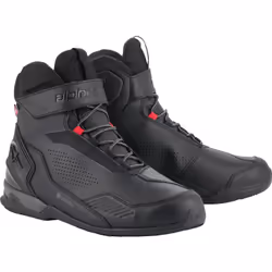 Alpinestars Austral GTX Chaussures de moto imperméables, noir-gris, taille 42 pour Hommes