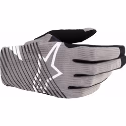 Alpinestars Radar Pro Gants de motocross, gris, taille 2XL pour Hommes
