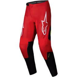 Alpinestars Fluid Haul Pantalons de motocross, noir-rouge, taille 32 pour Hommes