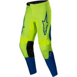 Alpinestars Fluid Haul Pantalons de motocross, bleu-jaune, taille 32 pour Hommes