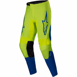 Alpinestars Fluid Haul Pantalons de motocross, bleu-jaune, taille 32 pour Hommes