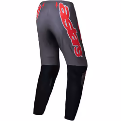Alpinestars Supertech Lipan Pantalons de motocross, gris-rouge, taille 32 pour Hommes
