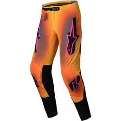 Alpinestars Supertech Lipan Pantalons de motocross, noir-rose-jaune, taille 36 pour Hommes