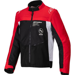 Alpinestars Pro-Dura Blouson de motocross, noir-blanc-rouge, taille XL pour Hommes
