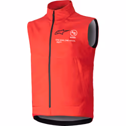 Alpinestars Techstar Softshell Gilet de motocross, rouge, taille M pour Hommes