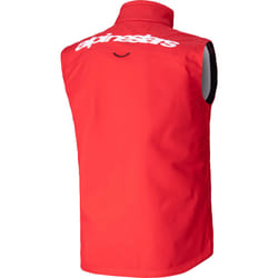 Alpinestars Techstar Softshell Gilet de motocross, rouge, taille XL pour Hommes