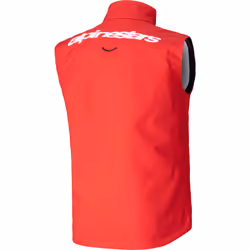Alpinestars Techstar Softshell Gilet de motocross, rouge, taille 2XL pour Hommes