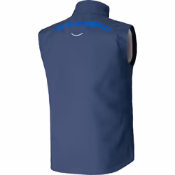 Alpinestars Techstar Softshell Gilet de motocross, bleu, taille S pour Hommes