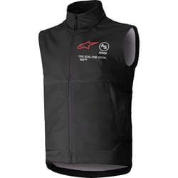 Alpinestars Techstar Softshell Gilet de motocross pour jeunes, noir, taille M