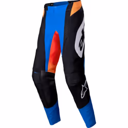 Alpinestars Techstar Melt Pantalons de motocross, noir-orange, taille 30 pour Hommes
