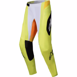 Alpinestars Techstar Melt Pantalons de motocross, noir-jaune, taille 38 pour Hommes