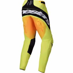 Alpinestars Techstar Melt Pantalons de motocross, noir-jaune, taille 38 pour Hommes