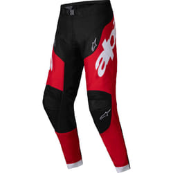 Alpinestars Racer Veil Pantalons de motocross, noir-rouge, taille 28 pour Hommes