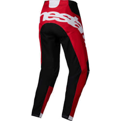 Alpinestars Racer Veil Pantalons de motocross, noir-rouge, taille 30 pour Hommes