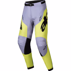 Alpinestars Racer Veil Pantalons de motocross, gris-jaune, taille 38 pour Hommes