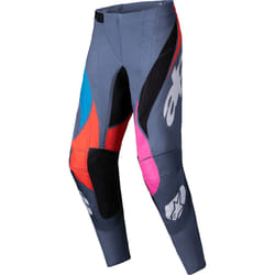 Alpinestars Techstar Dreem Pantalons de motocross, gris-rose, taille 34 pour Hommes