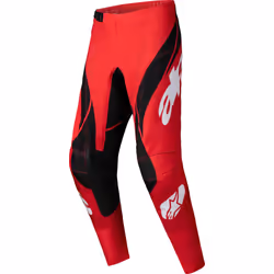 Alpinestars Techstar Dreem Pantalons de motocross, noir-rouge, taille 30 pour Hommes