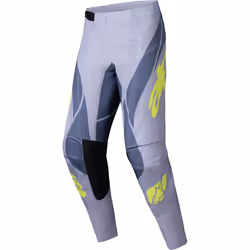 Alpinestars Techstar Dreem Pantalons de motocross, gris-jaune, taille 32 pour Hommes