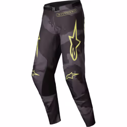 Alpinestars Racer Hollow Pantalons de motocross, gris-jaune, taille 38 pour Hommes