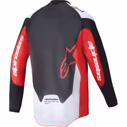 Alpinestars Pro-Dura Maillot de motocross, noir-blanc-rouge, taille M pour Hommes