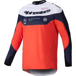 Alpinestars Pro-Dura Maillot de motocross, bleu-orange, taille S pour Hommes