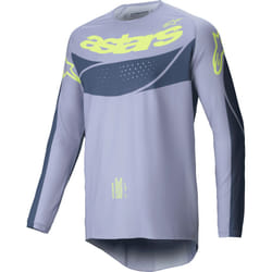 Alpinestars Techstar Dreem Maillot de motocross, gris-jaune, taille L pour Hommes